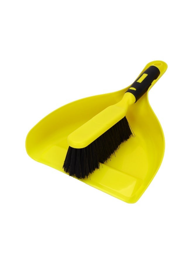 Royalford Cleaning Brush Set | Includes Dust Pan, Floor, Hard Floors and Sink Brushes, Durable Split Bristles, Comfortable Grip, Multi-Purpose Tool | Ideal for Home | Multicolour | RF13045 - Image 2